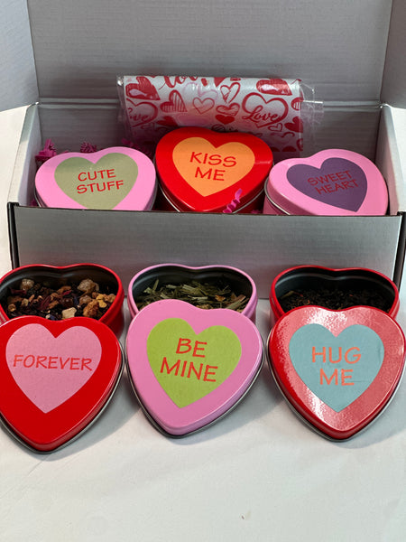Valentine's Day Tea Sampler - February Umami Tea Box - Umami Gourmet Coffee & Exotic Tea