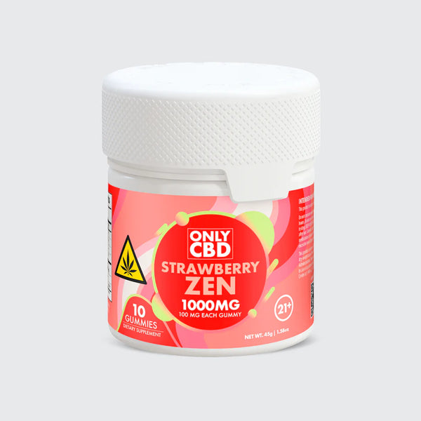 OnlyCBD CBD Gummies 1000MG - Strawberry Zen
