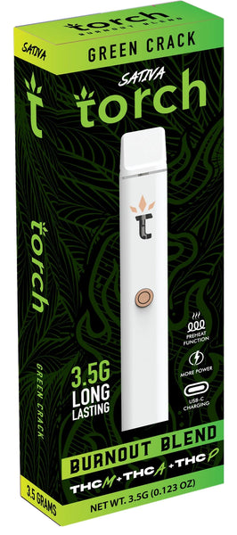 Green Crack THC-O Disposable Vape Pen by Torch