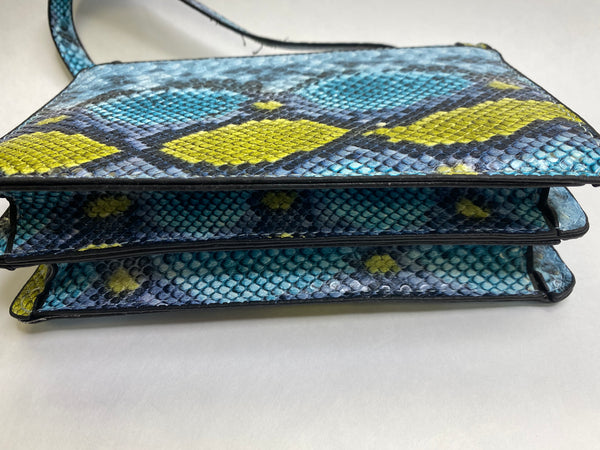 Turquoise Snake Crossbody Boy Bag - Umami Tea